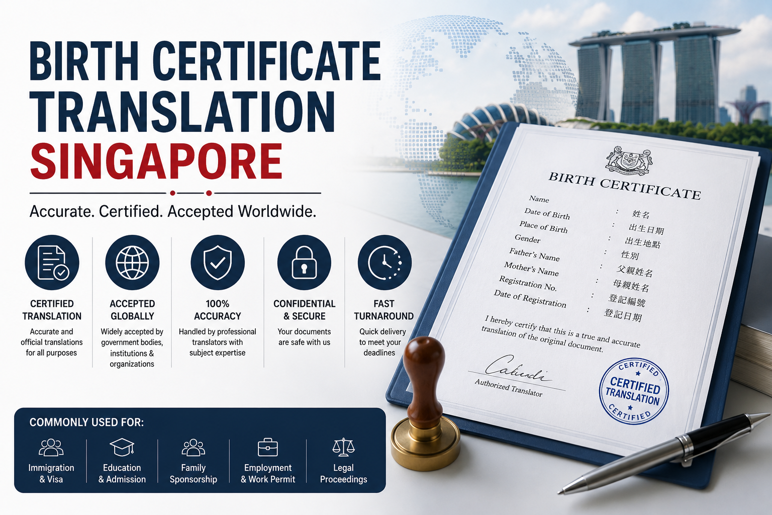 Birth Certificate Translation Singapore