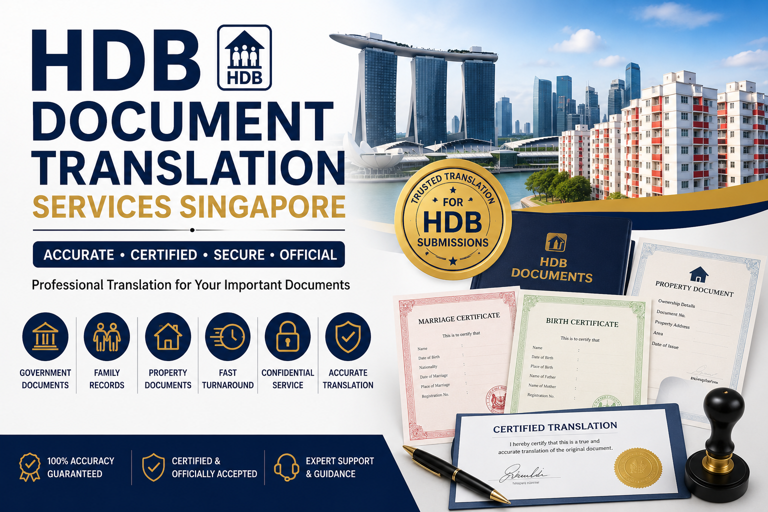 HDB Document Translation Services Singapore